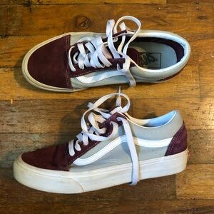Women’s Vans Sneakers Maroon